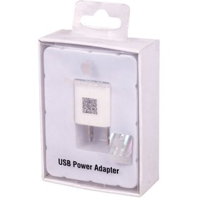 تصویر کلگی شارژ iphone XA MAX 1A 5W iphone XA MAX 1A 5W Wall Charger