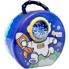 تصویر قلک فلزی فضا نورد 