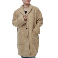تصویر پالتو پشمی نسکافه ای زنانه S.OLIVER 