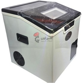 تصویر یخ ساز ۲۰ کیلویی هدیکو + آیس کراش Ice maker 20 kg hedico + ice crusher