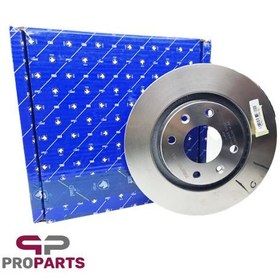 تصویر دیسک ترمز جلو ایساکو مناسب پژو ۴۰۵ و پارس و سمند بسته ۲ عددی 