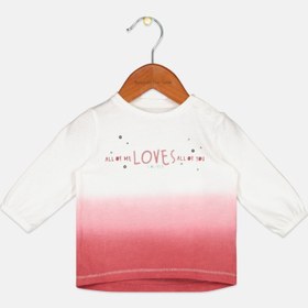 تصویر بلوز گرافیکی آستین بلند دخترانه برای کودکان، ترکیب سفید برند s.oliver Toddlers Girl Long Sleeve Graphic Top, White Combo