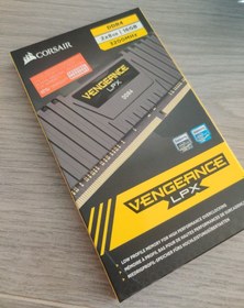 تصویر رم دسکتاپ CORSAIR VENGEANCE LPX 16GB (2*8GB) DDR4 3200MHz (اپن باکس)-گارانتی بانی نو 