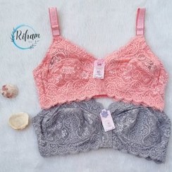 تصویر سوتین گیپور نخ آداک بدون فنر کاپB 