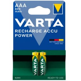 تصویر باتری نیم قلمی شارژی 800mAh مخصوص تلفن (اورجینال) ا Varta Varta
