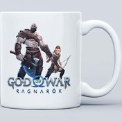 تصویر ماگ سرامیکی طرح گاد آف وار رگناروک کد 00524 