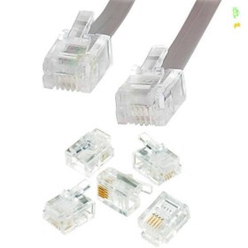 تصویر سوکت تلفن RJ11 RJ11 CONNECTORS