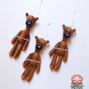 تصویر گیفت دانش آموز . گیفت تولد . گیفت مدرسه . گیفت بازگشایی مدارس ( توضیحات خوانده شود) هدیه روز دانش آموزان . گیفت حروف کلاس اولی ها . عروسک تدی مستربین سایز کوچک 