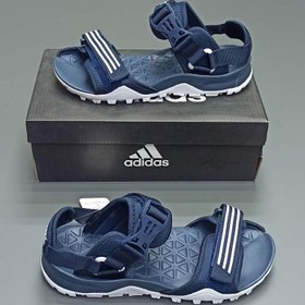 تصویر دمپایی حمام آدیداس سورمه ای 