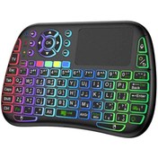 تصویر کیبورد بی سیم لمسی پرودو مدل Porodo MWKTC mini keyboard combo 