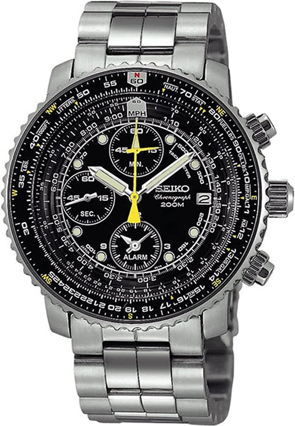 Seiko flightmaster 2025 chronograph sna411