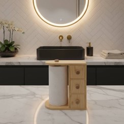 تصویر جا دستمال کاغذی کشو دار 