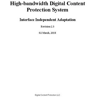 خرید و قیمت دانلود کتاب High-bandwidth Digital Content Protection ...