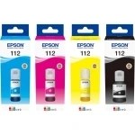 تصویر پک کامل جوهر مخزن مدل 112 اپسون Epson 112 Package Ink