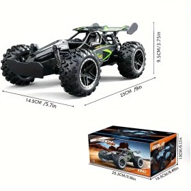 تصویر ماشین کنترلی آفرود 2.4 هرتزی 1:18 Small High Speed Off Road 2.4 G