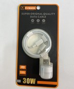 تصویر کابل شارژ ایفون دکین super orignal quality data cable 