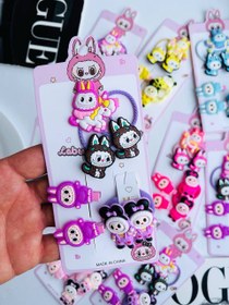 تصویر پک گیره مو و کش مو لبوبو - آبی 