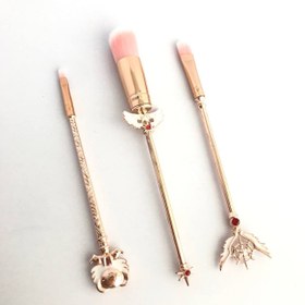 تصویر ست براش فلزی سلطنتی سویت رُز Sweet Rose royal metal brush set