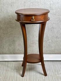 تصویر میز تلفن تک کشو گرد AAJ-TAG : KAR