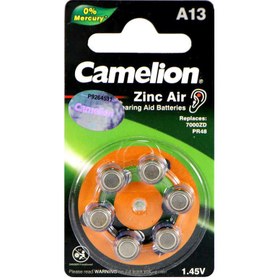تصویر باتری سمعک کملیون مدلCamelion A13 ا Camelion A13 Hearing Aid Battery Camelion A13 Hearing Aid Battery