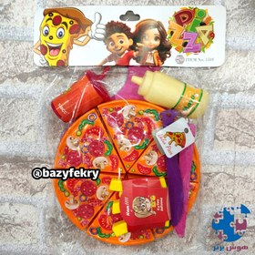 تصویر ست پیتزا برشی pizza