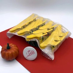 تصویر کلیپس گیره تقسیم مو رنگی جور 12 عددی معمولی 