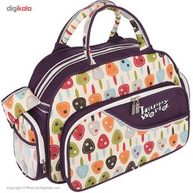 تصویر ساک لوازم کودک مدل Happy World ا Happy World Diaper Bag Happy World Diaper Bag