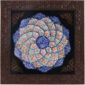 تصویر قاب بشقاب 16 مینا 