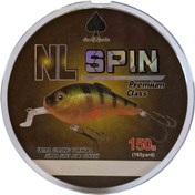 تصویر نخ ماهیگیری نایلونی پیک NL SPIN سبز 150 متری 