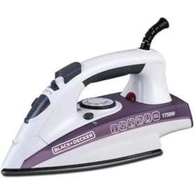 تصویر اتو بلک اند دکر مدل X1750 Black & Decker Steam Iron X1750-B5 - Ceramic Coated Soleplate with Anti Calc Drip Self Clean and Auto Shutoff