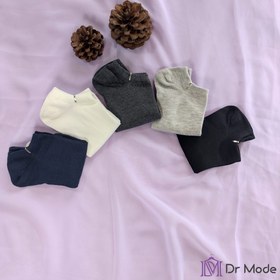 تصویر جوراب مچی مردانه طرح ساده Men's ankle socks with a simple design