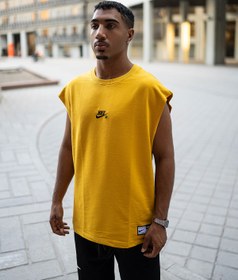 تصویر رکابی ورزشی وست NIKE 98 زرد 