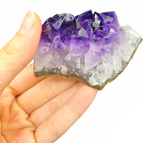 تصویر سنگ راف آمیتیست amethyst prism