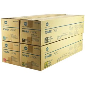 تصویر کیت کارتریج تونر لیزری 4 رنگ کونیکا مینولتا مدل TN-711 Konica Minolta TN-711 model 4 color laser toner cartridge kit