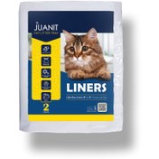 تصویر لاینر کیسه زباله مخصوص ظرف خاک گربه ژوانیت بسته 2 عددی ا Juanit Cat Litter Tray Liners Juanit Cat Litter Tray Liners