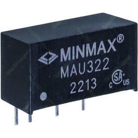 تصویر مبدل ولتاژ مینمکس 400 میلی آمپر MINMAX MAU322 DC/DC IN:24V OUT:5V 