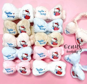 تصویر هدبند حوله ای کیتی 