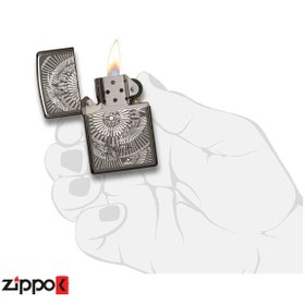 تصویر فندک زیپو مدل Zippo Asian Floral کد 29421 ا Zippo Asian Floral Lighter No.29421 Zippo Asian Floral Lighter No.29421