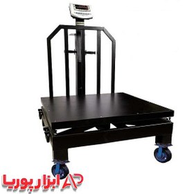 تصویر باسکول محک 1000 کیلویی مدل MDS13000 سینی 120×120 چرخدار 