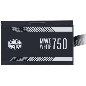 تصویر پاور کولرمستر 750 وات مدل COOLER MASTER MWE 750 WHITE 