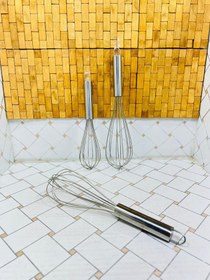 تصویر همزن دستی استیل لامپی Steel hand mixer