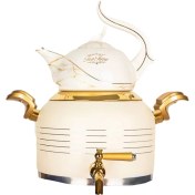 تصویر ست کتری قوری کروپ ست مدل خط دار کد 917 Croupset Striated Model Kettle and Teapot Set - Code 917