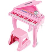تصویر پیانو پایه دار صورتی وین فان winfun ا Symphonic Grand Piano set –Pink Symphonic Grand Piano set –Pink