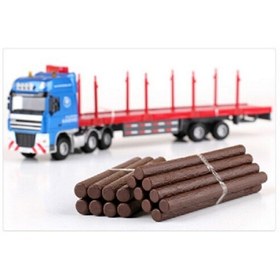 تصویر ماکت راهسازی فلزی - تریلی حمل الوار - مقیاس 1.50 کایدویی - Log Transporter 