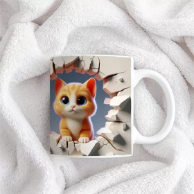 تصویر ماگ طرح بچه گربه مدل Kitten 