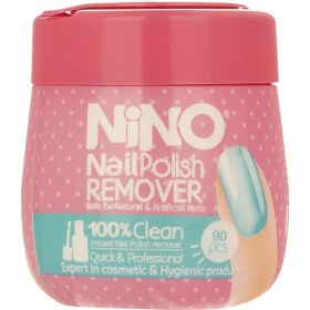 تصویر پد لاک پاک کن نینو Nino Nailpolish Remover 90pcs