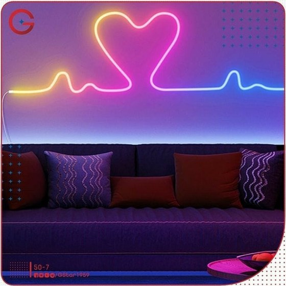 خرید و قیمت نوار LED نئون فلکسی RGB | ترب