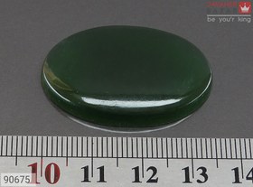 تصویر نگین یشم درشت سبز کد 90675 