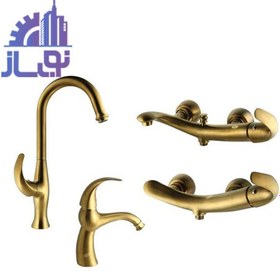 تصویر ست شیرآلات البرز روز مدل تورینو AlborzRooz Faucet Set, Torino