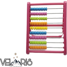 تصویر چرتکه بزرگ صورتی 